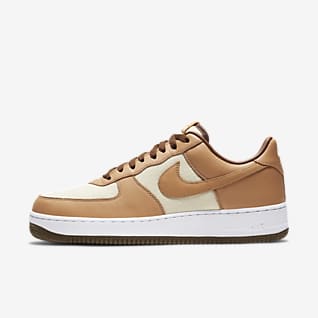 Brown and white nike shoes clearance