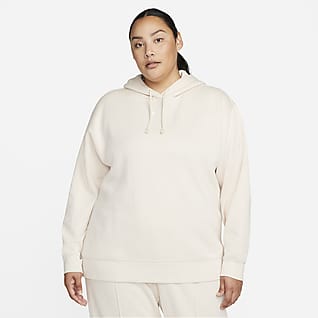 Nike Sportswear Collection Essentials Sudadera con gorro de tejido Fleece oversized para mujer (talla grande)