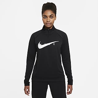 black nike running top womens