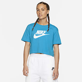 Nike Sportswear Essential Playera cropped con logotipo para mujer