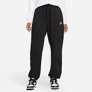 Nike Sportswear Club Fleece Damskie spodnie dresowe o kroju oversize ze średnim stanem