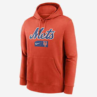 Nike Lettering Club (MLB New York Mets) Men's Pullover Hoodie