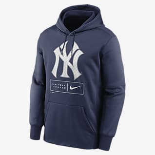 Nike Therma Season Pattern (MLB New York Yankees) Men’s Pullover Hoodie