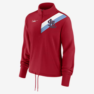 Nike Dri-FIT Cooperstown Rewind Stripe (MLB St. Louis Cardinals) Women's 1/2-Zip Jacket