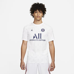 Δεύτερη εναλλακτική εμφάνιση Παρί Σεν Ζερμέν Ανδρική ποδοσφαιρική μπλούζα προθέρμανσης Nike Dri-FIT
