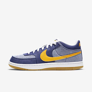 nike black and blue sneakers