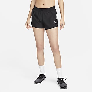 Nike Dri-FIT Swoosh Run 女款中腰隱藏式內裡跑步短褲