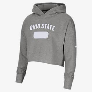 Nike College (Ohio State) Women's Crop Hoodie