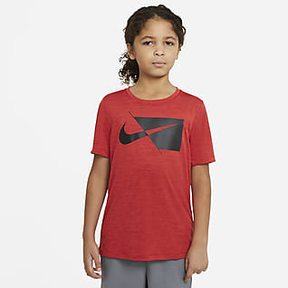 Nike เสื้อเทรนนิ่งแขนสั้นเด็กโต (ชาย)