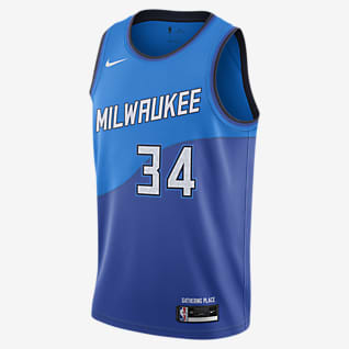 Milwaukee Bucks City Edition Nike NBA Swingman Jersey