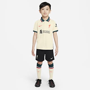 FC Liverpool Auswärtstrikot 2021/22 Fußballtrikot-Set für jüngere Kinder