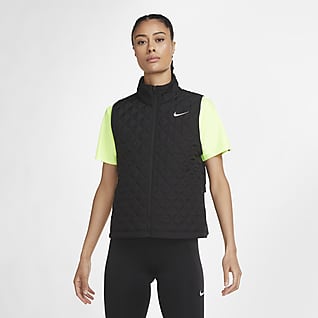 nike womens gilet black