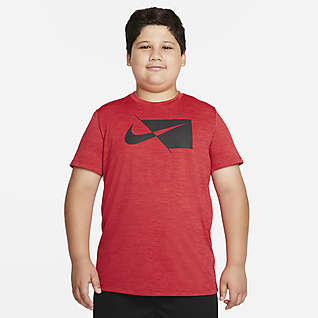 Nike Big Kids' (Boys') Short-Sleeve Training Top (Extended Size)