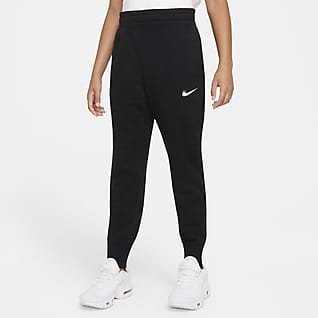 Nike Sportswear Club Spodnie z nadrukiem dla dużych dzieci (dziewcząt)