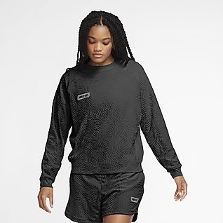 nike fc hoodie black and red