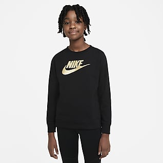 nike hoodie junior black