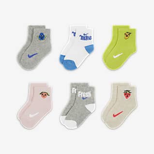 Nike Caja de conjunto de calcetines al tobillo Nike Lil' Fruits para bebé (12-24) e infantil (6 pares)