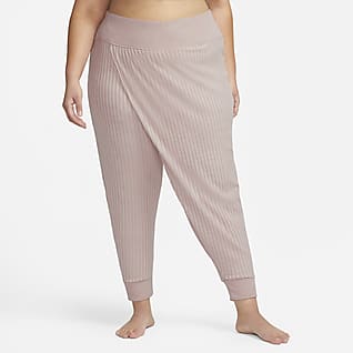 Nike Yoga Luxe Women's Ribbed Pants (Plus Size)