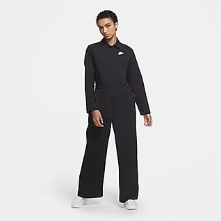 nike suede jumpsuit