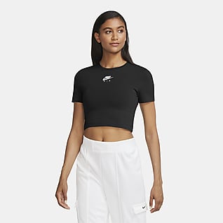 nike cropped tee