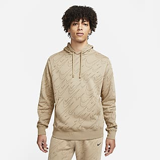 Nike Sportswear Sweat à capuche imprimé en tissu Fleece pour Homme