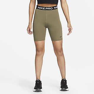 Nike Pro 365 Shorts de 18 cm y tiro alto para mujer