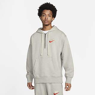 Nike Sportswear Felpa pullover in French terry con cappuccio - Uomo