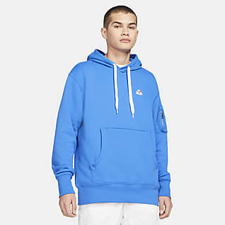 nike sportswear club hoodie blue
