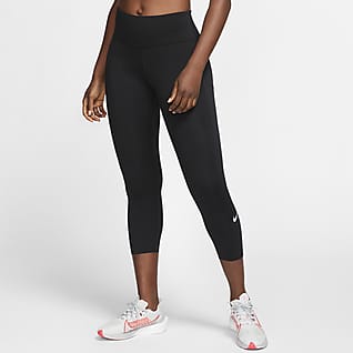 Nike Epic Luxe Женские укороченные леггинсы для бега со средней посадкой и карманом