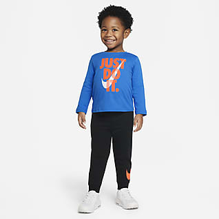 Nike 婴童长袖T恤和长裤套装