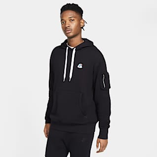 nike sweater zip up black