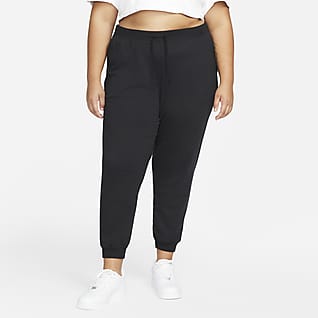 Nike Yoga Luxe Pantalones de entrenamiento de tejido Fleece 7/8 para mujer (talla grande)