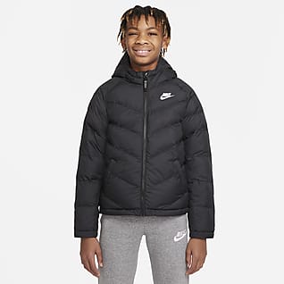 Jente Klær. Nike NO Nike Club Hoodie Full Zip, collegejakke herre Grå Fritid