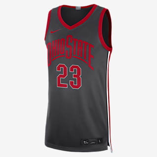 Nike College Dri-FIT (Ohio State) (LeBron James) Men's Limited Jersey