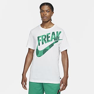 Nike Dri-FIT Giannis "Freak" Basket-t-shirt med tryck för män