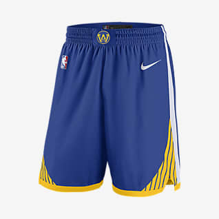 blue and yellow nike shorts
