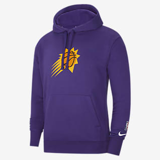 Phoenix Suns Essential Felpa pullover in fleece con cappuccio Nike NBA - Uomo