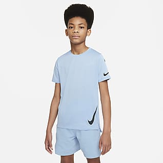 Nike Instacool Tréninkové tričko s krátkým rukávem pro větší děti (chlapce)