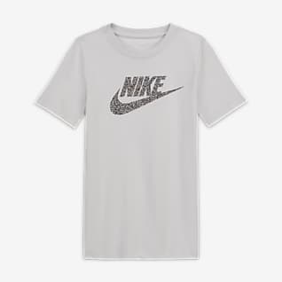 Boys' Tops & T Shirts. Nike GB Nike Boys T Shirt Repeat Black Boys