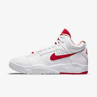 nike blanche rouge