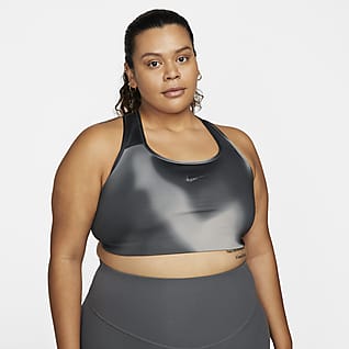 Nike Yoga Dri-FIT Swoosh Women's Medium-Support Non-Padded Printed Sports Bra
