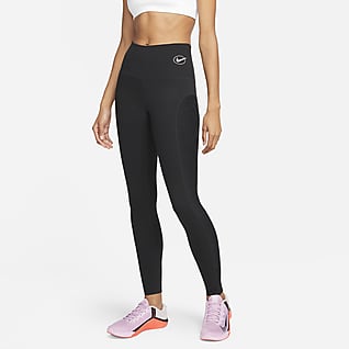 Nike Dri-FIT Icon Clash Γυναικείο ψηλόμεσο κολάν προπόνησης με σχέδιο