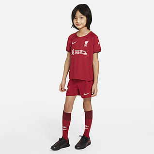 Equipamento principal Liverpool FC 2022/23 Equipamento de futebol para criança