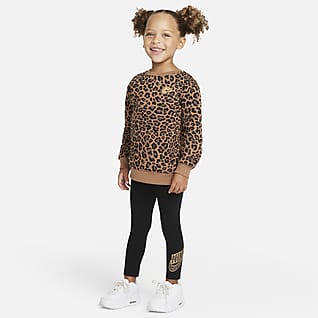 Nike Toddler Leopard Sweatshirt and Leggings Set