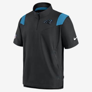 Nike Sideline Coach Lockup (NFL Carolina Panthers) Men's Short-Sleeve Jacket