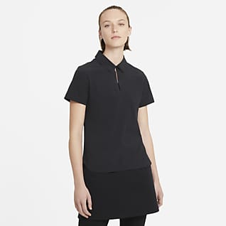 black nike polo womens
