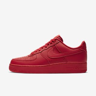 nike air force 1 low all red