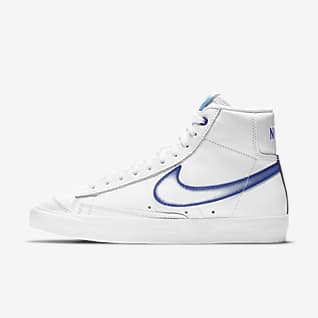 Blue nike blazers womens clearance
