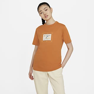 orange nike t shirt