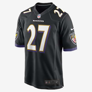 NFL Baltimore Ravens (J.K. Dobbins) Men's Game Football Jersey